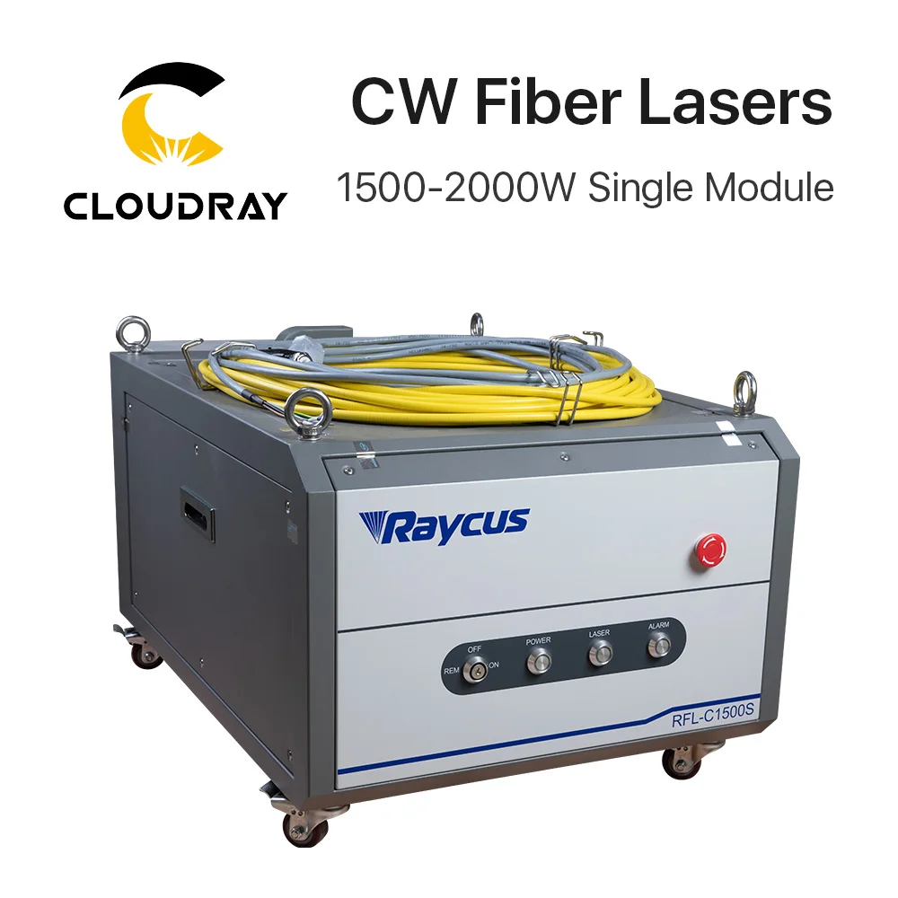 

Cloudray Raycus 1500-2000W Single Module CW Fiber Lasers Series 1064nm for Fiber Cutting Machine RFL-C1500S RFL-C2000S