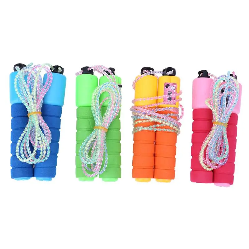 Adjustable Professional count Rope Skipping Clock Hands Counting Skipping Rope Unsix Leisure font b Fitness b