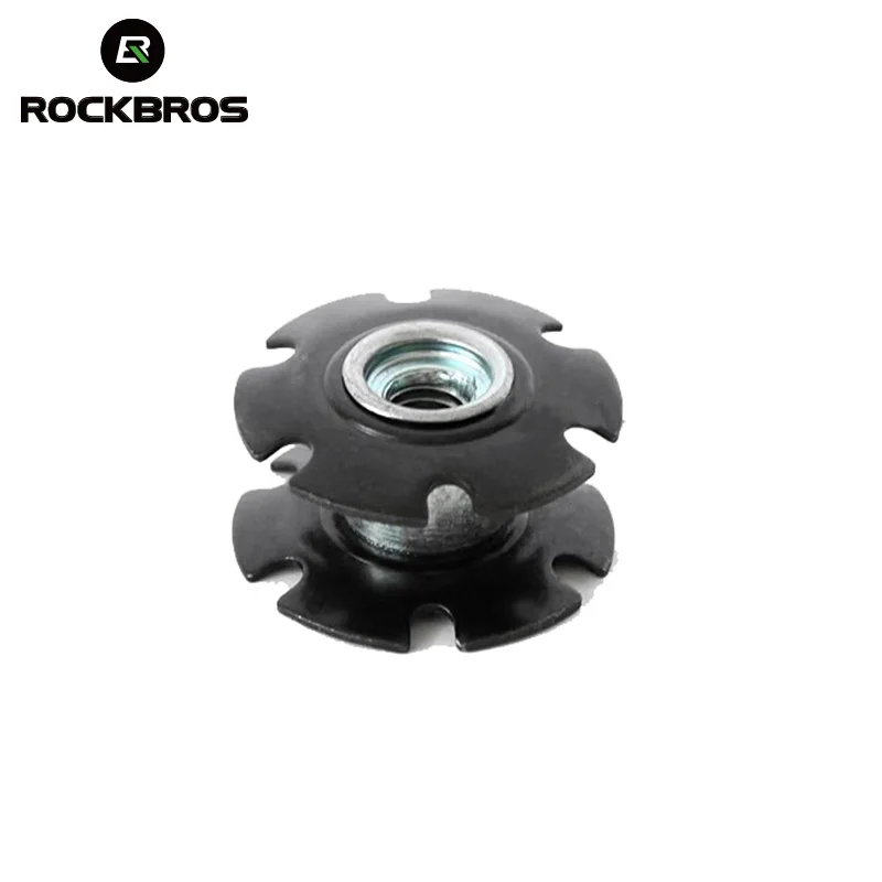 

ROCKBROS Bike Bicycle Steerer Tube Headset Aluminum Alloy Star Nut 1 1/8" 28.6mm 1pcs Cycling Riding Professional Tube Headset