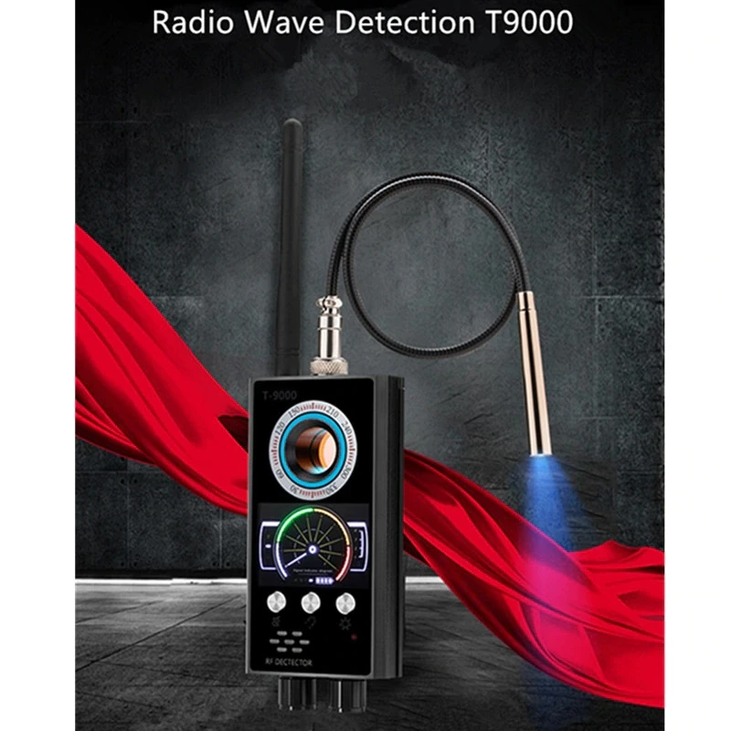 Detector de Insetos sem Fio Sinal para Câmera Anti Escondida Lente Laser Gsm Dispositivo Escuta Localizador Radar Scanner Rádio Spy rf 2 Detector de câmera antiespionagem