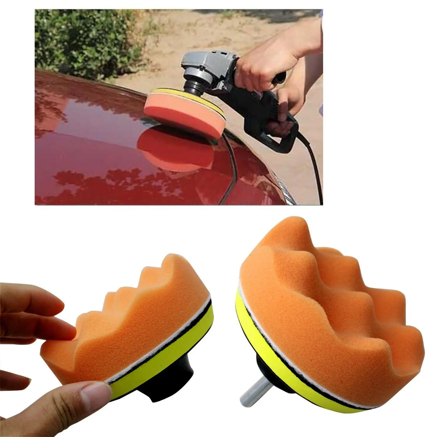 Universal Sponges Waves Plate Compound Car Polishing Tools Polish