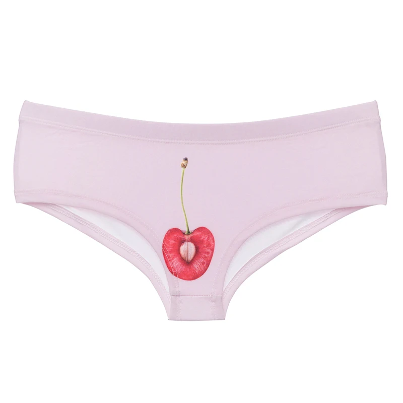 

DeanFire cherry pink funny print kawaii panties underwear lovely push up briefs sexy lingerie thong girls
