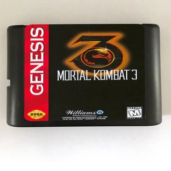 Высокое качество 16 бит sega MD игровой Картридж для Megadrive Genesis системы- Mortal Kombat 3