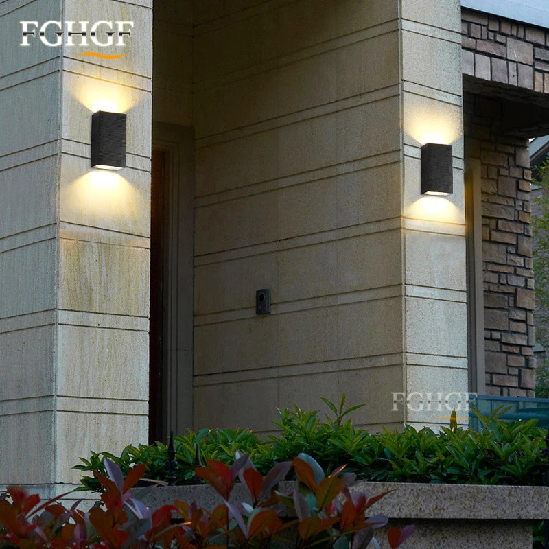 

Modern LED Aluminum Wall Lamp Waterproof Rectangle Wall Lamp 6W 12W Luminaire Luminaire wall lamp Sconce Beside Lamp