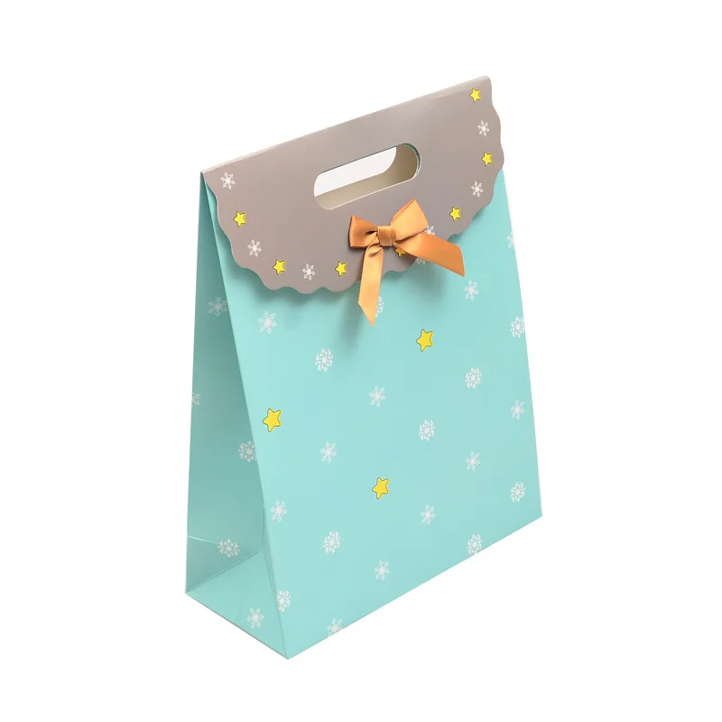 5Pcs Paper Bag Gift Package Bag Wedding Christmas Gift Bag for wedding and birthday gift Romantic birthday gift bag for baby (2)