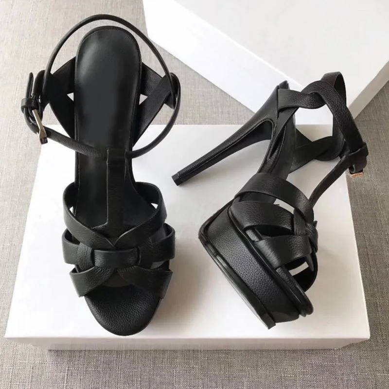 Tuyoki/Новые летние сандалии из натуральной кожи; женская обувь на очень высоком каблуке 14 см; обувь на платформе; модные вечерние женские Клубные туфли; размеры 34-41