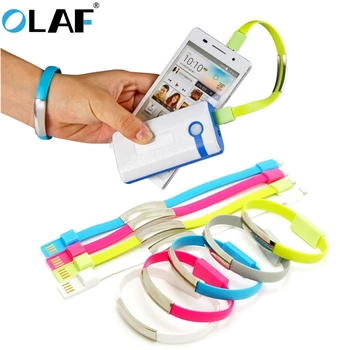 

OLAF New Bracelet Micro USB Type C Cable USB C Data Charging Cable For iPhone XS X 8 7 Samsung Xiaomi Android USB Phone Charger