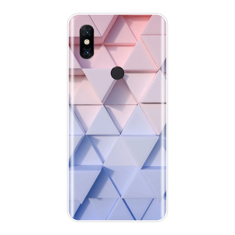 Чехол для Xiaomi Mi Note Mix 1 2 2S 3 Роскошная Геометрическая Эстетическая крутая Мягкая