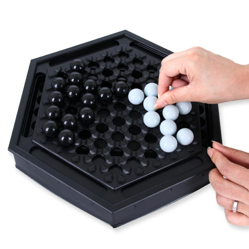 

Free Shipping Abalone Game Strategy Puzzle Board Games Toys For Kids Chess For 2 Players indoor games