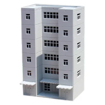 

Surwish 1:144 Building Office Building Model Urban Street Decoration For Sand Model Table DIY Handmade Materials - White