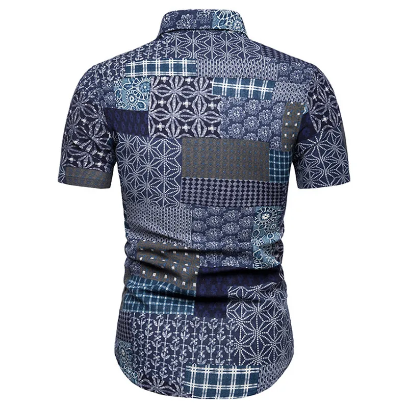 HuLooXuJi Для мужчин s летние пляжные гавайская рубашка 2019 бренд короткий рукав плюс цветочные рубашки Для мужчин Костюмы нам Размеры: XS-3XL