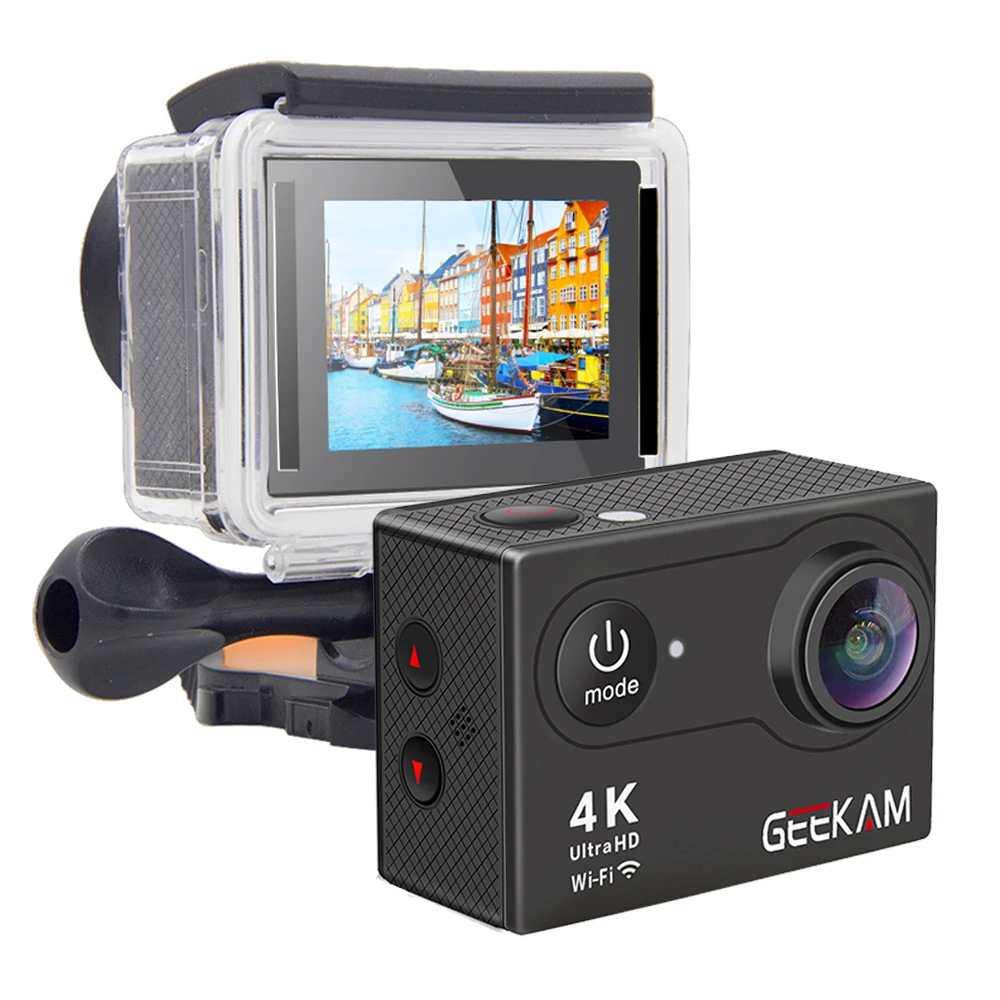 Экшн-камера GEEKAM S9R/S9 Ultra HD 4 K/10fps WiFi 2,0 Экшн-камера GEEKAM S9R/S9 Ultra HD 4 K/10fps WiFi 2,0