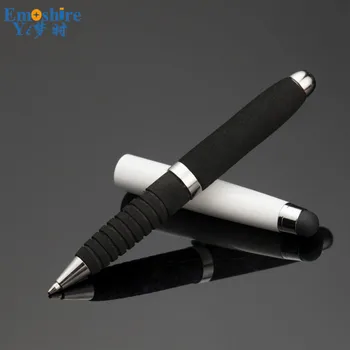 

Unique Desigh Touch Screen Ball Pen Sponge Handle Creative Advertising Gift Capacitive Roller Ball Pen Custom LOGO P500