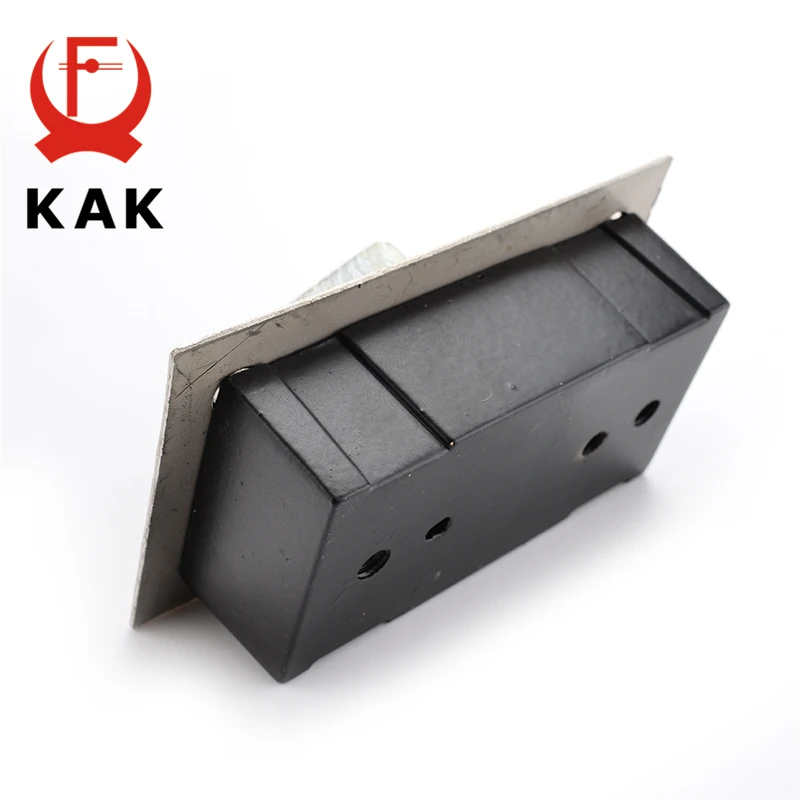 KAK 360 Degree Revolving Door Hinge 90 Degrees Positioning Hidden Floor Pivot Hinges For Furniture Hardware