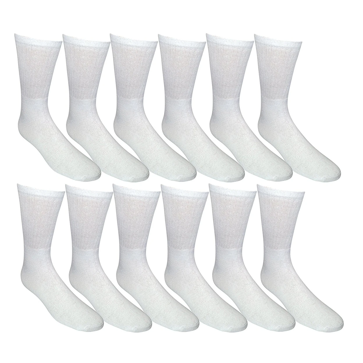 6 Pair Of excell Mens Diabetic Neuropathy Socks, Sock Size 10-13 (1)