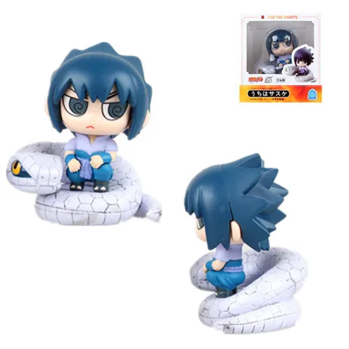 naruto shippuden sasuke uchiha chibi cute action figure pvc new in