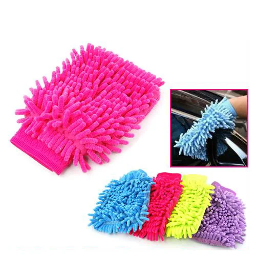 

Boutique New Easy Microfiber Car Kitchen Household Wash Washing Cleaning Glove Mit UK