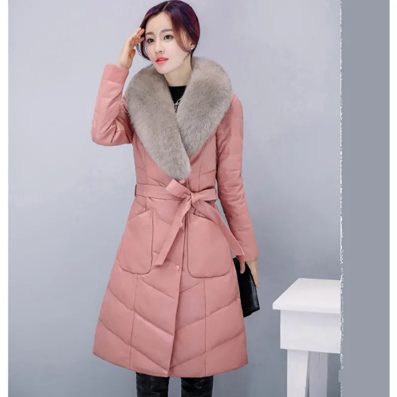 Veste red Casual Qualité pink Vers Fox Chaud Col 88 Femmes Black De Survêtement M Fourrure Cuir gray Haute Le Luxe D'hiver En Nouvelle 3xl khaki Moutons Uhytgf Peau Bas UWfZ7qzq