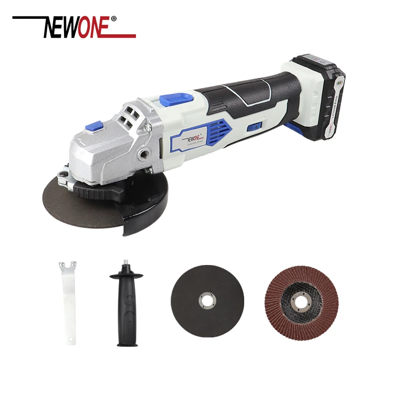 US $48.53 Newone 12v Angle Grinder With 2000mah Lithium Ion M10 Angular Power Tool Cordless Cutting And Grinding Machine