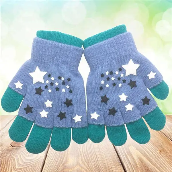 1 пара, вязаные мягкие митенки, теплые перчатки, перчатки на половину пальцев для детей от 6 до 12 лет, Осеннее использование