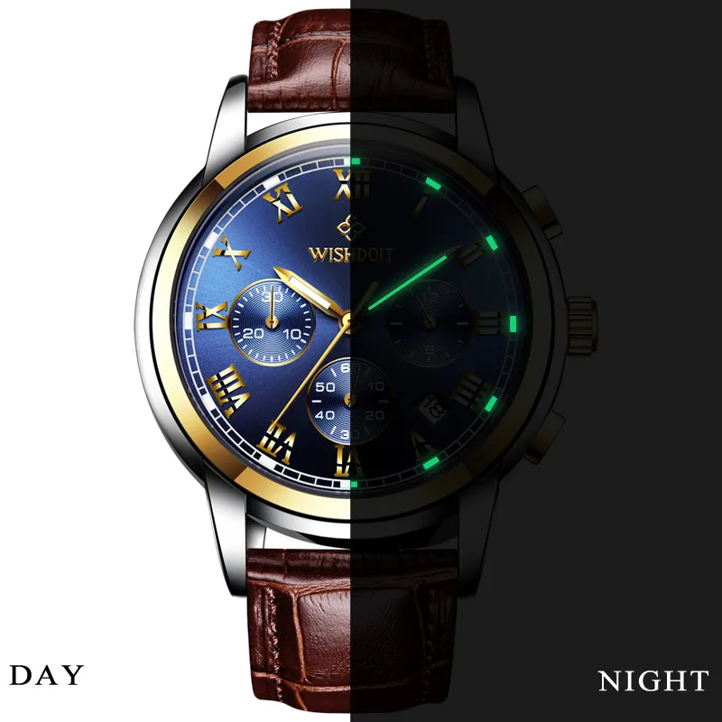 

WISHDOIT2019 New Mens Watches Luxury Brand Chronograph Men Sport Watches Men Waterproof All Steel Quartz Watch Relogio Masculino