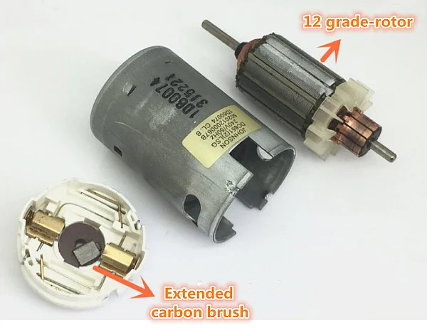 Джонсон DC220V 550 двигатель постоянного тока 36*57 мм 10 Вт 14300 об./мин высокоскоростной карбоновый щеточный мотор с охлаждающим вентилятором