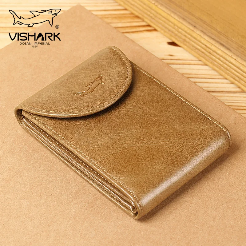 

VISHARK Man's Card & ID Holders Durable & High Quality & Large Capacity for Cards and IDs Simple Design & Casual Style for Male