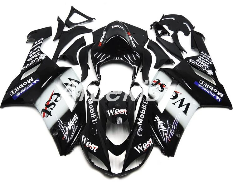 

OEM Quality New Abs Fairings Kit Fit for kawasaki Ninja ZX6R 636 2007 2008 07 08 6R ZX-6R Bodywork set west hot sell