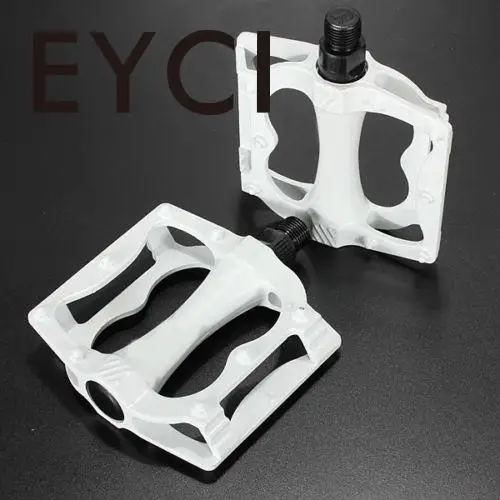 

1 Pair MTB Cycling Bike Flat Platform Bearing Pedals White High quality New