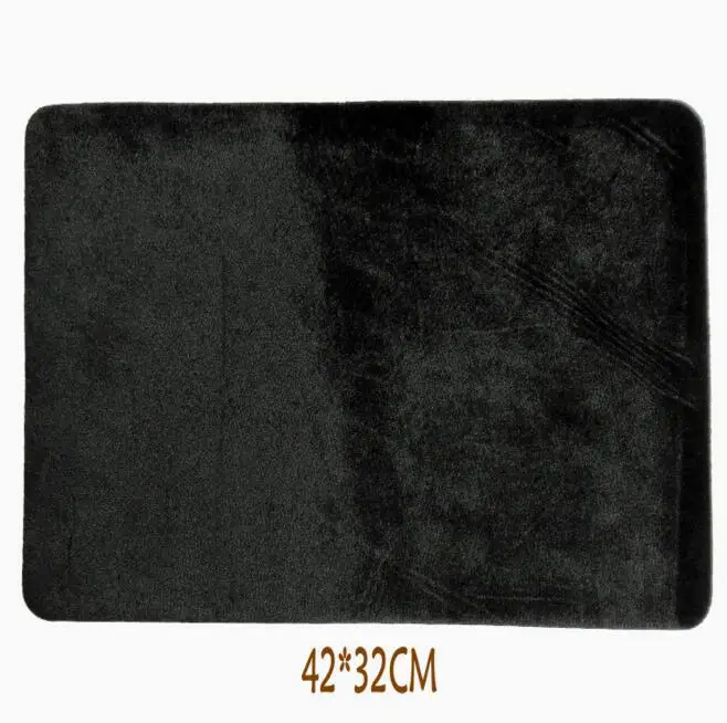 Koop 10 stks partij Groothandel 42*32 cm Zwart Hoogwaardige Professionele Card deck Mat close up goocheltrucs Pad Voor Poker amp; Coin prop