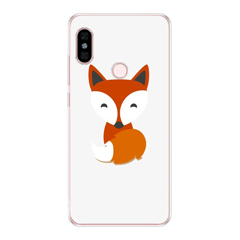 Sly fox cute чехол с изображением животного Soft Silicone TPU для телефона redmi4A 4X 5 5a 5Plus note4 For