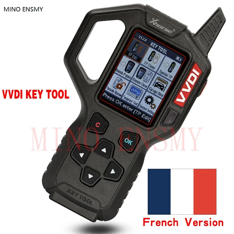 

MINO ENSMY French version Xhorse VVDI Key Tool Remote Key Programmer Car Transponder Key Generator Programmer