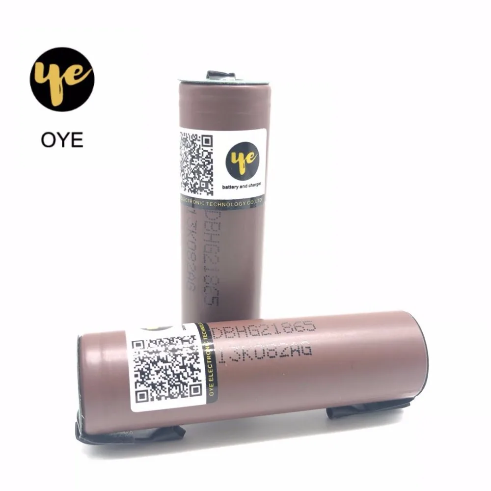 Для LG HG2 18650 3000 мАч перезаряжаемый аккумулятор для электронных сигарет для OYE 18650 30A высокий ток+ DIY никель