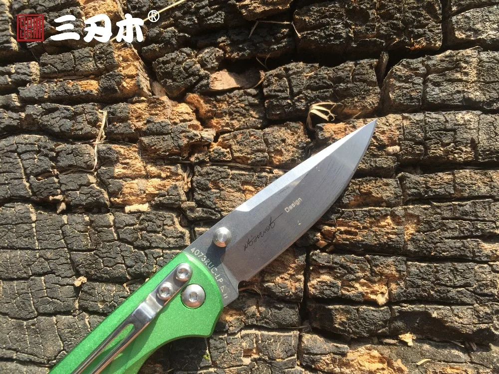 Sanrenmu 4073 4Cr15N лезвие мини складной нож сплав алюминиевая ручка Открытый Отдых EDC брелок карманный нож для резки фруктов инструмент
