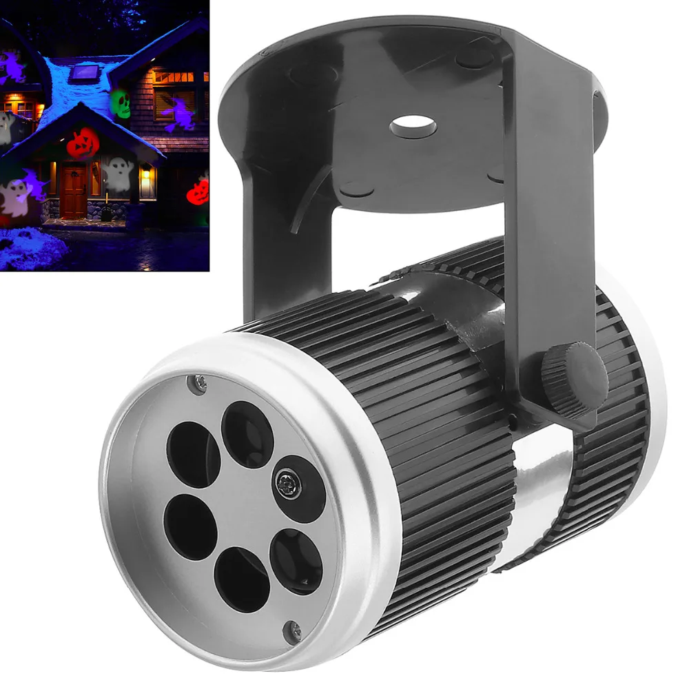 

Holiday Christmas Projection Laser Light 4 Patterns Speed Control Sound Activation Outdoor Moving Dynamic Decoration LED Lamp