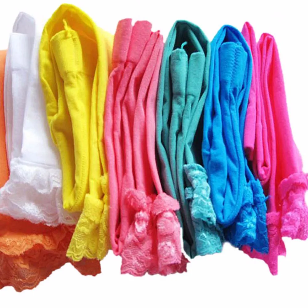 Кружевные бархатные леггинсы для маленьких девочек, колготки, чулки, штаны, От 5 до 12 лет