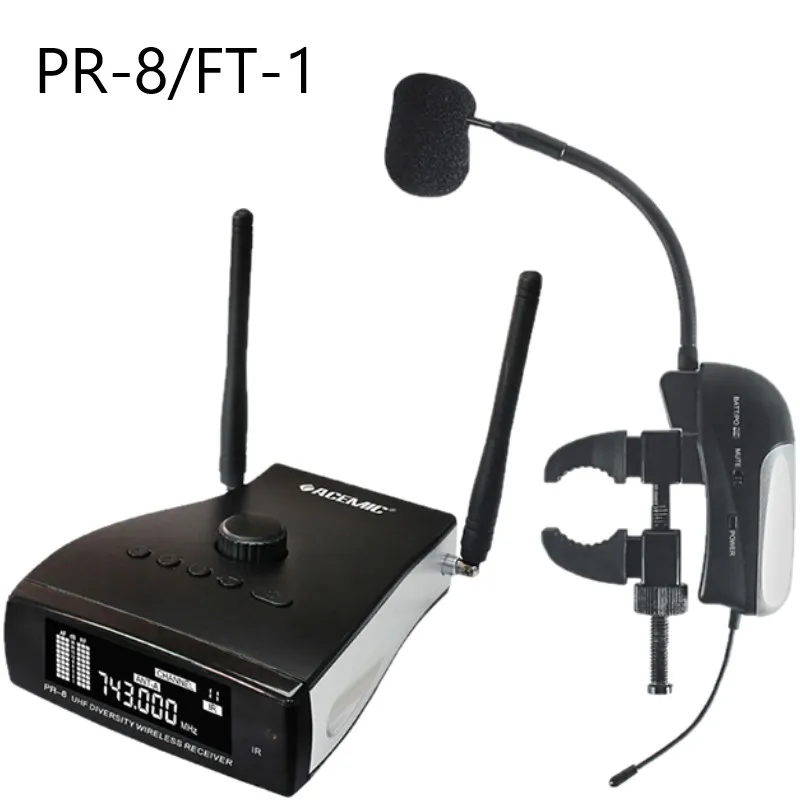 ACEMIC флейта Mic PR-8/FT-1 Pro UHF 665-690 MHz 80 M беспроводной микрофон