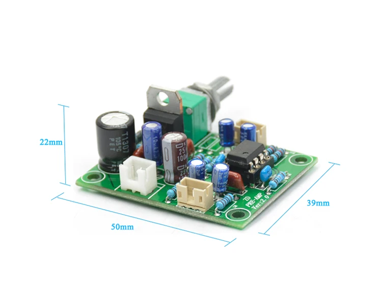 AIYIMA NE5532 Preamp Preamplifier Volume Tone Control Board 10 Times Preamplifier Magnification For Home Audio Amplifier speaker amp