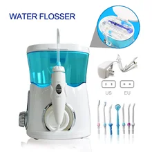 Электрический ирригатор для полости рта, водный ирригатор для чистки полости рта, бытовой Стоматологический Ирригатор, водяная нить с 8 насадками