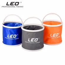 LEO рыболовное ведро рыболовные сумки на открытом воздухе парусиновые складные ведерки портативные походные Карп рыболовные снасти инструменты De Pesca