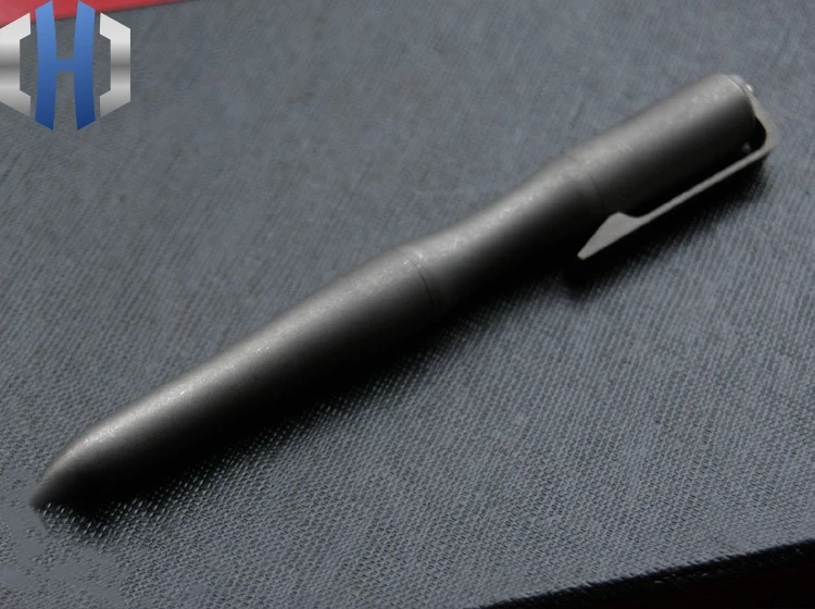 EDC светильник для мытья камня из титанового сплава, портативный инструмент, тактическая ручка, ручка для подписи, черная ручка