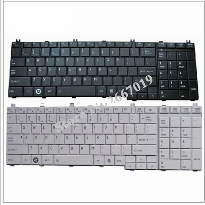 Клавиатура YALUZU для ноутбука toshiba Satellite C655 C650 C655D C660 L650 L655 L670 L675 L750 L755|laptop keyboard|for