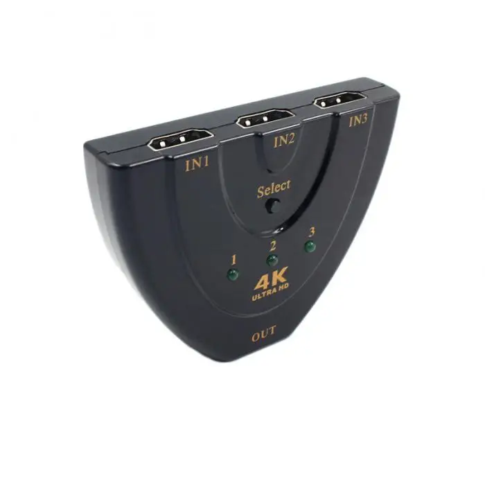 Hot Sale 4K*2K 3D 3 Port 1.4b Switcher HDMI Splitter 1080P Out Port Hub for DVD HDTV Xbox PS3 PS4 Video Surveillance Parts