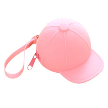 

Cap Hat Style Color Silicone Coin Purse Kids Gift Cartoon Trendy Mini Bag Lady Change Purse Women Smart Wallets