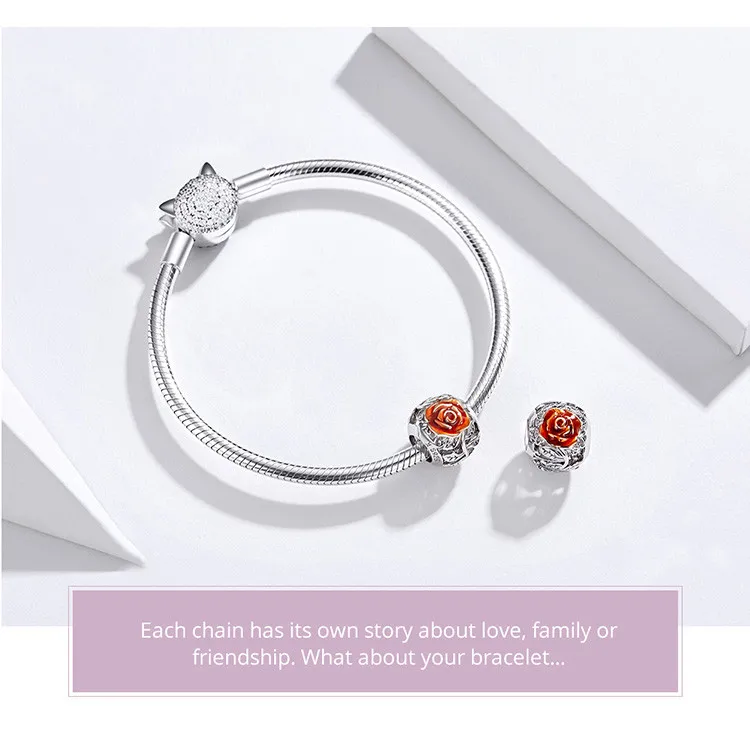 Браслет Pandora, серебро 925,, CZ, птица, хвост русалки, звезда, амулеты, клевер, поцелуй, зажим, розовое сердце, бусины для изготовления ювелирных изделий