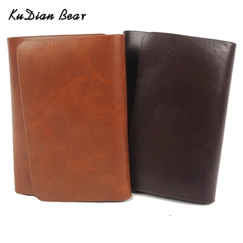 

KUDIAN BEAR Leather Men Money Clip Wallet Magnet Men Money Purse Brand Designer Fake Coin Money Pouch Cases Bag -- BID057 PM49