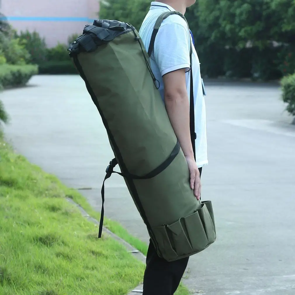 Портативный рыболовные сумки складной стержень катушка мягкий Holdall Рыбалка Полюс Инструменты Сумка Для Хранения Чехол для 12/13FT рыболовные