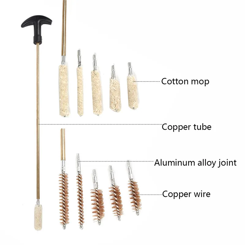 Универсальный чистящий набор для ружья, для охоты, аксессуары