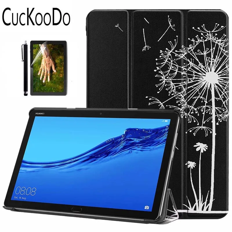 Для huawei MediaPad M5 Lite 10 Slim Fit Smart резиновый чехол для huawei MediaPad M5 lite 10 BAH2-W19/L09/W09 10," чехол для планшета - Цвет: QL.3in1