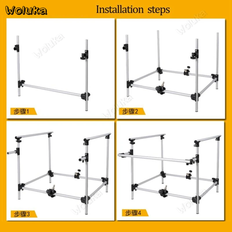 Алюминиевый 60*130 см регулируемый профессиональный стол для съемки+ ПВХ фото фон студийные зажимы для продукта фотографии CD50 T10 H